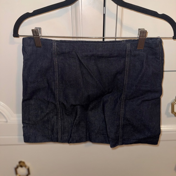 H&M denim mini skirt  NWT - Picture 2 of 13
